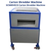 Shredder And Shredder, Carton Shredder Machine