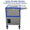 Shredder And Shredder, Carton Shredder Machine