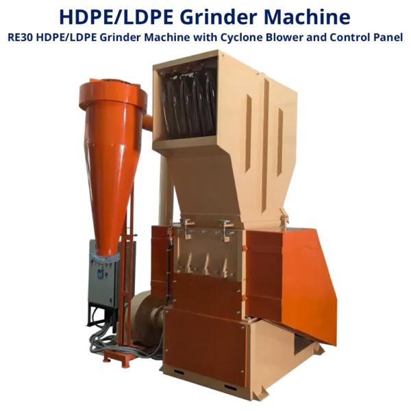 Shredder And Shredder, HDPE Grinding Machine with Blower