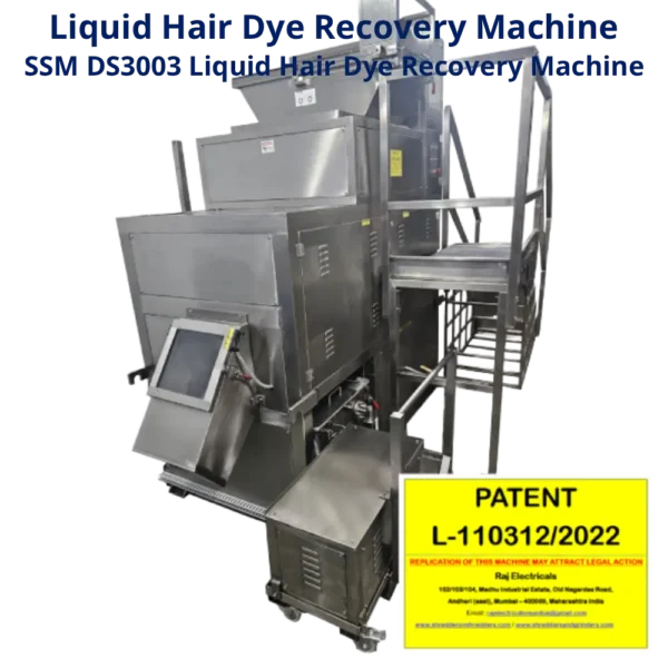 Shredder And Shredder, Liquid Hair Dye Recovery Machine